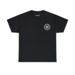 Black Defense Distributed Logo Tee