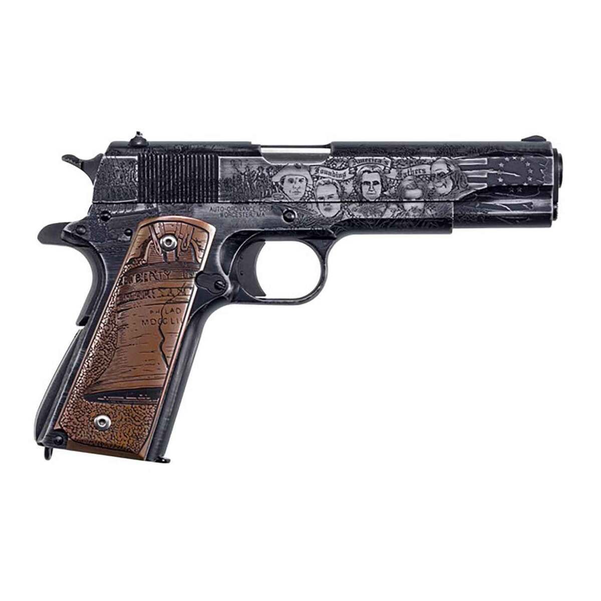 auto-ordnance-1911-revolution-edition-45-auto-acp-5in-distressed-midnight-blue-7-rounds-1787663-1.jpg Auto Ordnance Thompson 1911 Revolution Edition 45 Auto (ACP) 5in Distressed Midnight Blue Pistol – 7 Rounds - Image 1