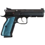 CZ Shadow 2 9mm Luger 4.9in Black Nitride Blue Aluminum Semi Automatic Pistol – 17+1 Rounds
