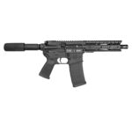 Diamondback Firearms 5.56mm NATO/300 AAC Blackout 7in Black Nitride Modern Sporting Pistol – 30+1 Rounds
