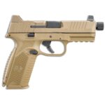 FN 509 9mm Luger 4.5in FDE Handgun – 17+1 Rounds