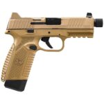 FN 545 Tactical 45 Auto (ACP) 4.7in FDE Pistol – 10+1 Rounds