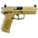 FN FNX-45 Tactical 45 Auto (ACP) FDE Pistol – 10+1 Rounds