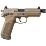 FN FNX-45 Tactical 45 Auto (ACP) 5.3in Flat Dark Earth Pistol – 10+1 Rounds