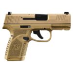 FN Reflex 9mm Luger 3.3in Flat Dark Earth Pistol – 10+1 Rounds