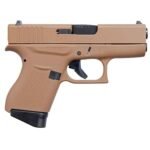 Glock 43 FDE 9mm Luger 3.36in Flat Dark Earth Pistol – 6+1 Rounds