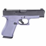 Glock 43X Crushed Orchid 9mm Luger 3.41in Elite Black Pistol – 10+1 Rounds
