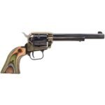 Heritage Rough Rider Camo Laminate Grip 22 Long Rifle 6.5in Blued Revolver – 6 Rounds