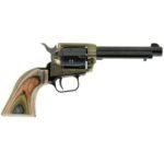 Heritage Rough Rider Small Bore Cocobolo Camo Grips 22 Long Rifle 4.75in Blued Revolver – 6 Rounds