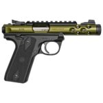 Ruger Mark IV 22/45 Lite 22 Long Rifle 4.4in OD Green Pistol – 10+1 Rounds