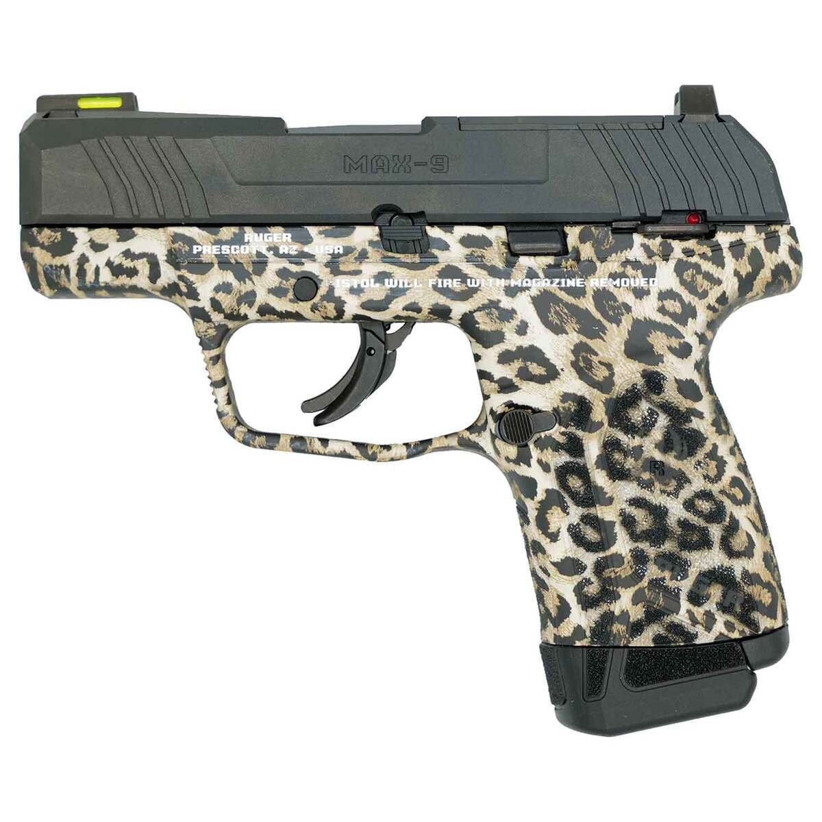 ruger-max-9-leopard-9mm-luger-32in-black-pistol-121-rounds-1796240-1.jpg Ruger MAX-9 Leopard 9mm Luger 3.2in Black Pistol – 12+1 Rounds - Image 1