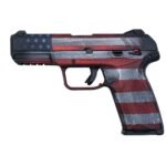 Ruger Security 9 9mm Luger 4in Battle Worn American Flag Pistol – 15+1 Rounds