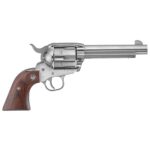 Ruger Vaquero 357 Magnum 4.62in High Gloss Stainless Revolver – 6 Rounds