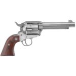 Ruger Vaquero 357 Magnum 5.5in High Gloss Stainless Revolver – 6 Rounds