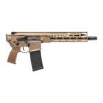 Sig Sauer MCX Spear-LT 5.56mm NATO 11.5in Coyote Cerakote/Black Modern Sporting Pistol – 30+1 Rounds
