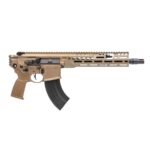 Sig Sauer MCX Spear-LT 7.62x39mm 11.50in Coyote Cerakote/Black Modern Sporting Pistol – 28+1 Rounds