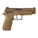 Sig Sauer P320 M17 9mm Luger 4.7in w/ Manual Safety Coyote Tan Pistol – 17+1 Rounds