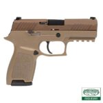 Sig Sauer P320 Nitron Compact 9mm Luger 3.9in Coyote Brown Pistol – 15+1 Rounds