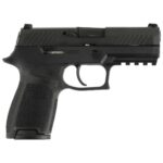 Sig Sauer P320 Compact w/ Contrast Sights 9mm Luger 3.9in Black Nitron Pistol – 10+1 Rounds