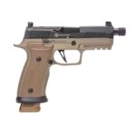 Sig Sauer P320AXG-COMBAT 9mm Luger 4.6in Nitron Pistol – 21+1 Rounds