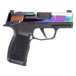 Sig Sauer P365X Rainbow 9mm Luger 3.1in Rainbow Titanium Pistol – 12+1 Rounds