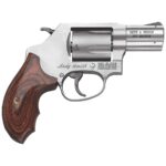 Smith & Wesson Model 60 w/Grip for Smaller Hands 357 Magnum 2.1in Stainless/Wood Revolver – 5 Rounds