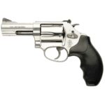 Smith & Wesson Model 60 w/Adjustable Rear Sight 357 Magnum 3in Satin Stainless/Black Revolver – 5 Rounds