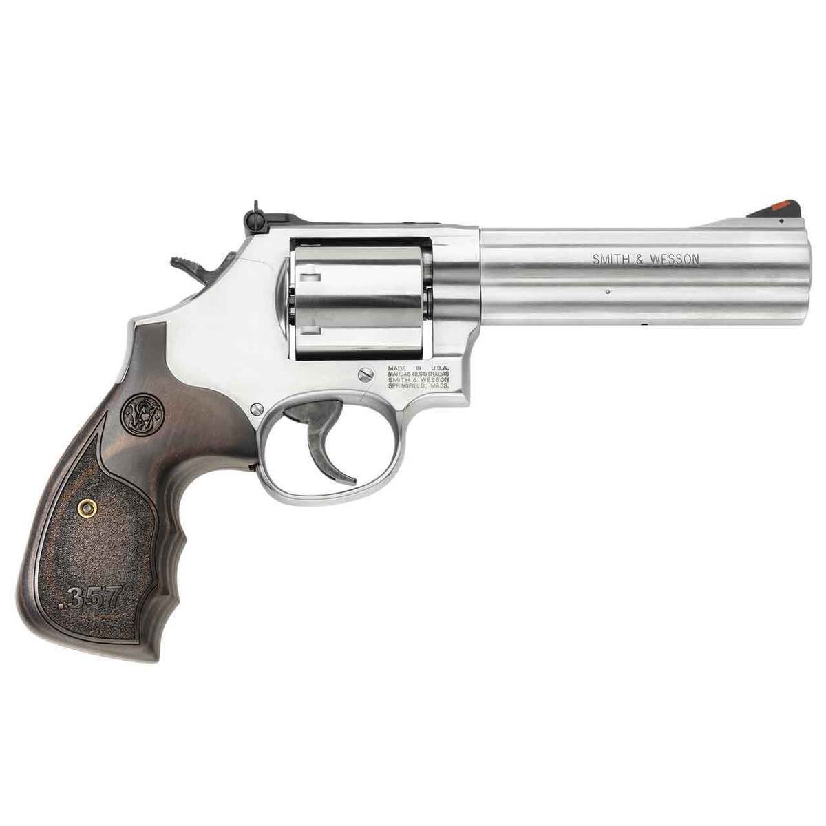 smith-wesson-model-686-plus-3-5-7-magnum-series-357-magnum-5in-stainless-pistol-7-rounds-1417007-1.jpg Smith & Wesson Model 686 Plus 3-5-7 Magnum Series 357 Magnum 5in Stainless Pistol – 7 Rounds - Image 1
