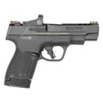 Smith & Wesson M&P 9 Shield Plus 9mm Luger 4in Crimson Trace Red Dot Ported Black Armornite Pistol – 13+1 Rounds