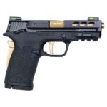 Smith & Wesson Performance Center M&P 380 Shield EZ 380 Auto (ACP) 3.8in Black/Gold Pistol – 8+1 Rounds