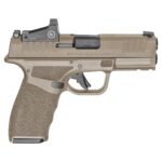 Springfield Armory Hellcat Pro w/Crimson Trace Red Dot 9mm Luger 3.7in Flat Dark Earth Melonite Pistol – 15+1 Rounds
