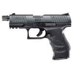 Walther PPQ M2 SD Tactical 22 Long Rifle 4in Matte Black Tenifer Pistol – 12+1 Rounds